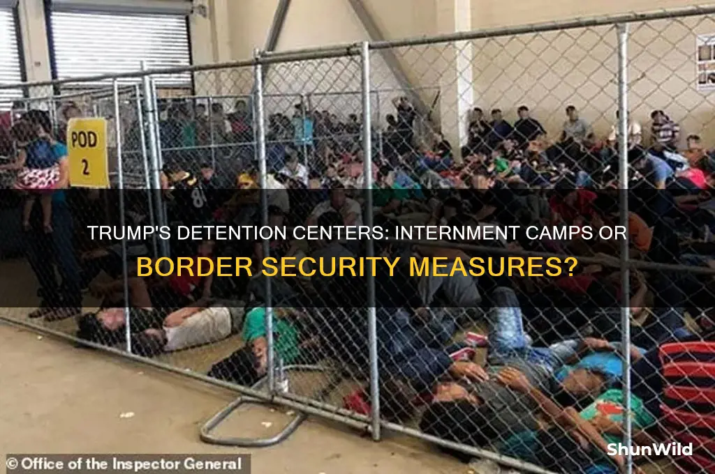 is trump building internment camps