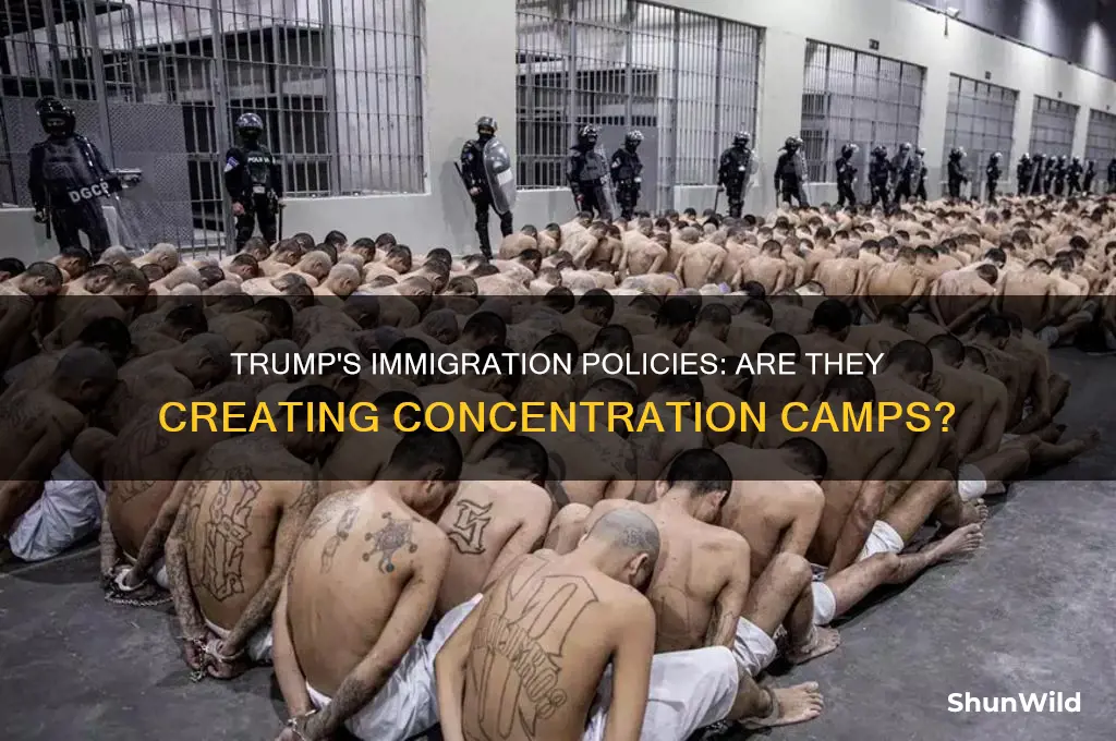 is trump making consentration camps
