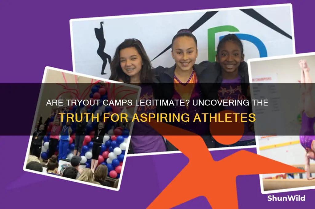 is tryout camps legit