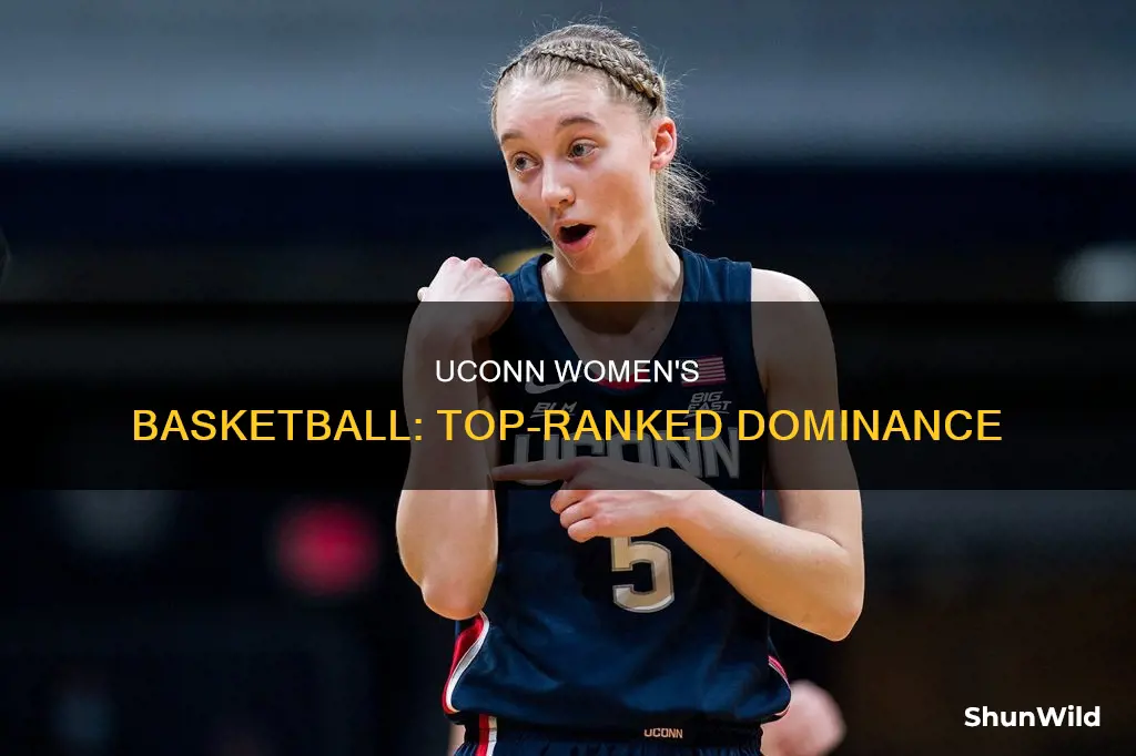 is uconn womens basketball ranked number one in the country