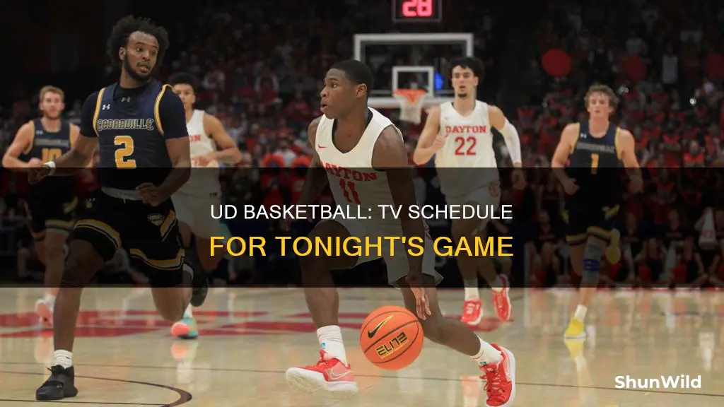 is ud basketball on tv tonight