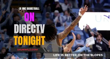 Unc Hoops: Is the Game on DirecTV Tonight?