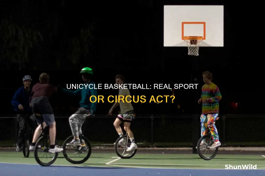 is unicycle basketball a real sport