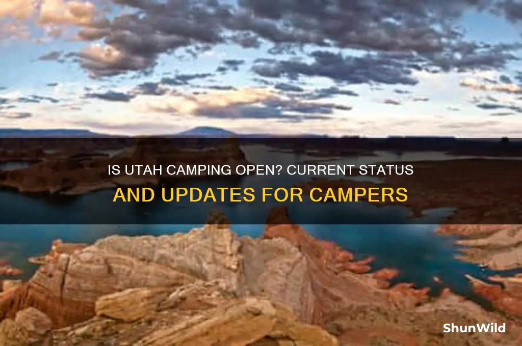 is utah camping open