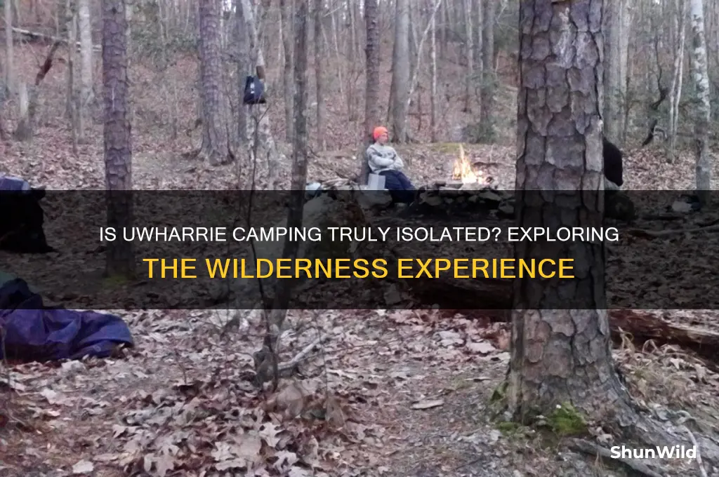 is uwharrie camping isolated