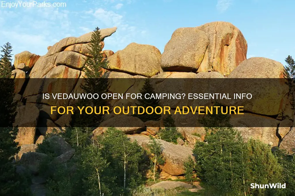 is vedauwoo open for camping