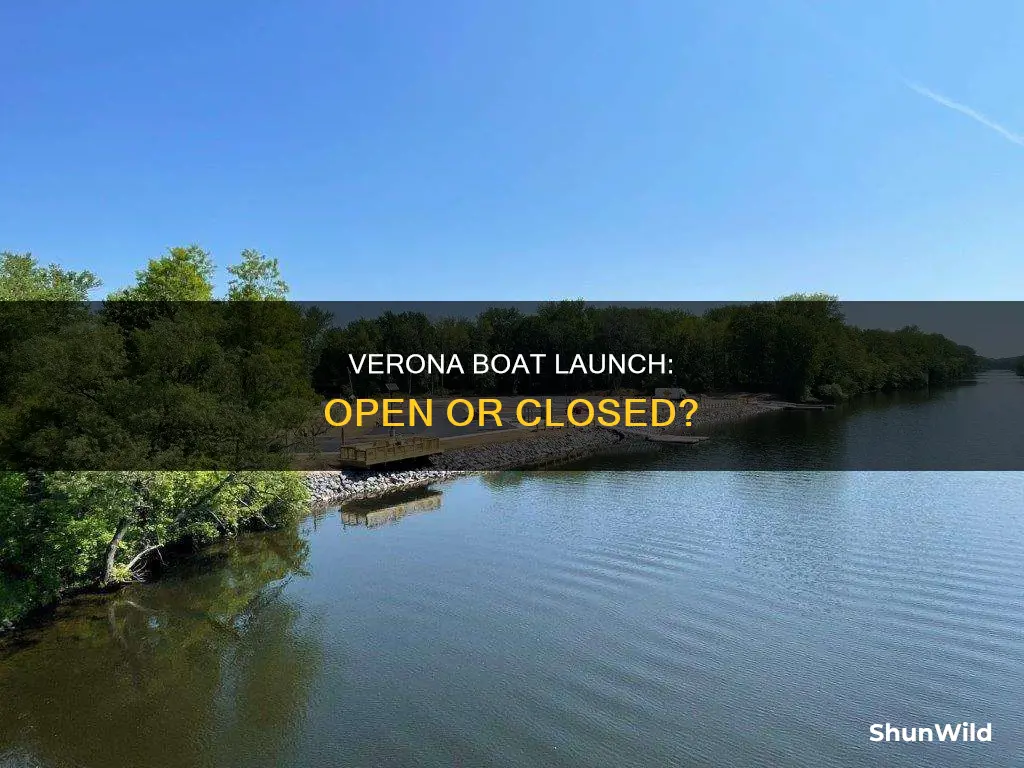 is verona boat launch open