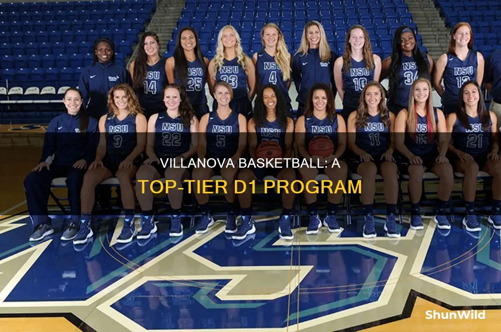 is villanova d1 basketball