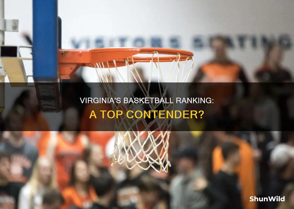 is virginia ranked high in basketball