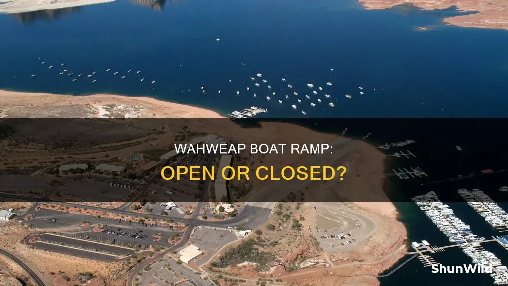 is wahweap boat ramp open