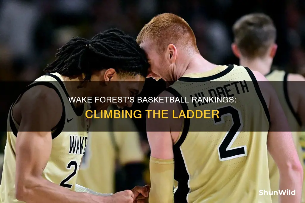 is wake forest basketball ranked