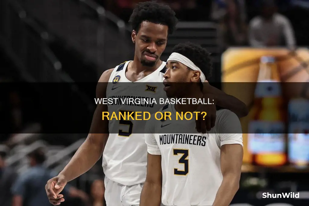 is west virginia ranked in basketball