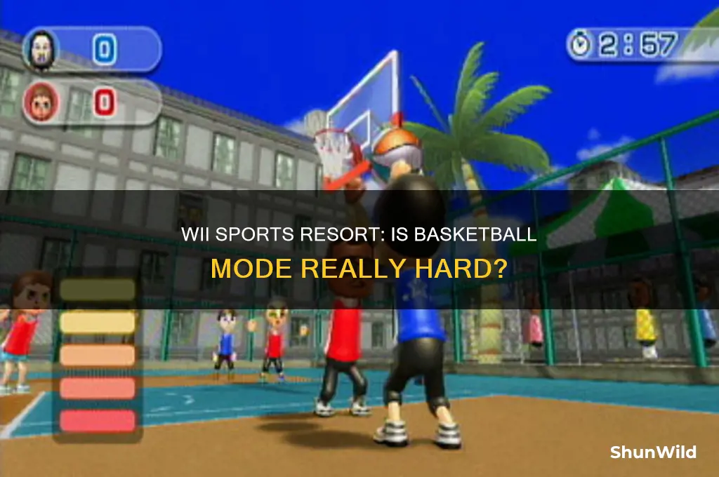is wii sports resort basketball hard