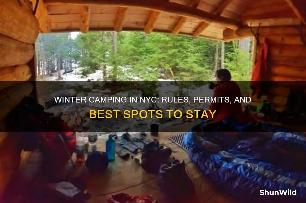 is winter camping allowed nyc