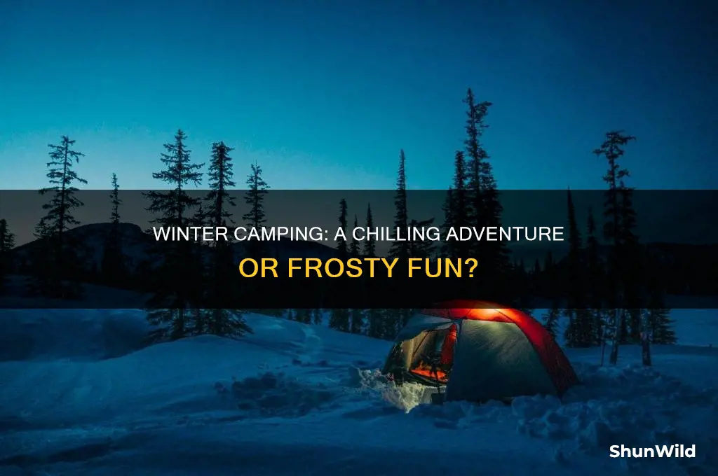 is winter camping fun