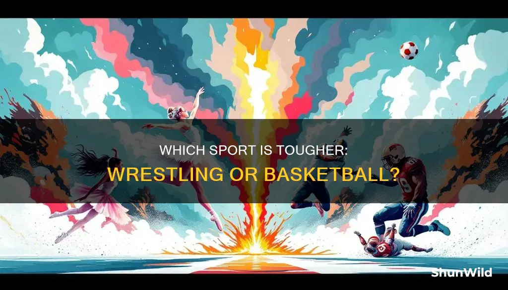 is wrestling harder than basketball