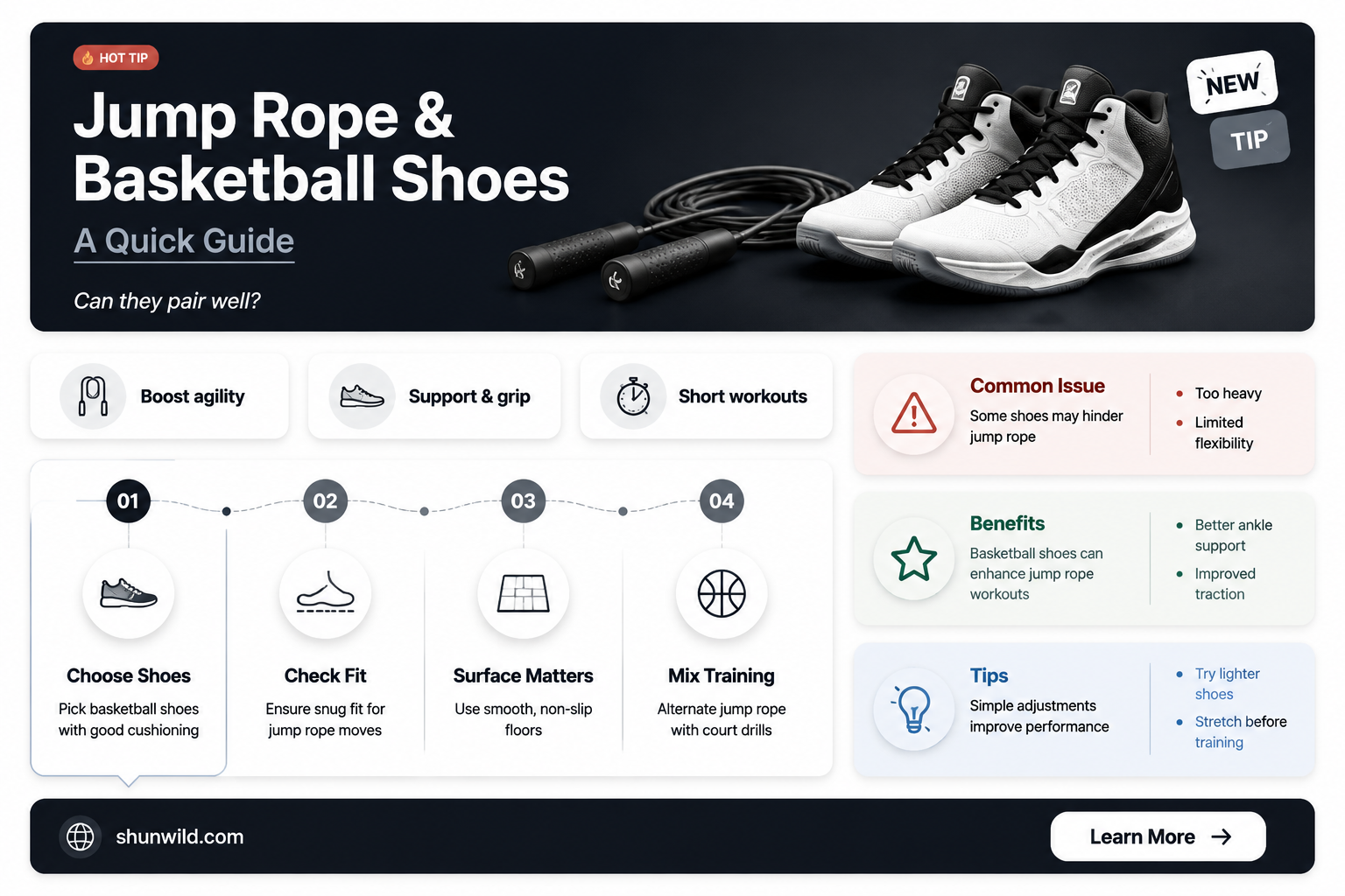 are basketball shoes good for jumping rope