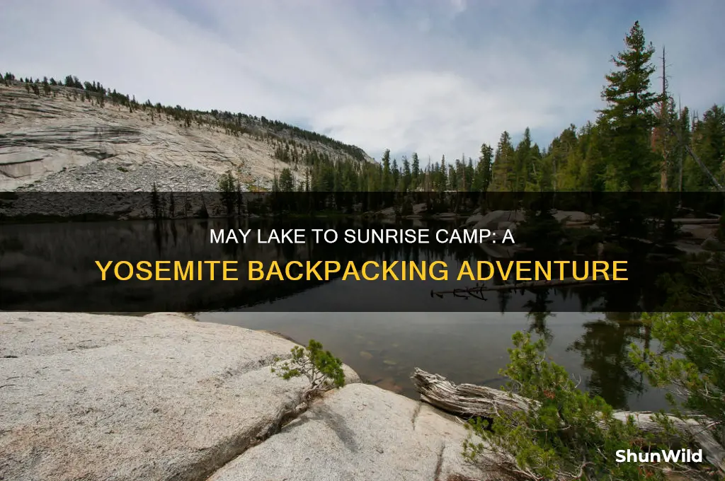 may lake to sunrise camp