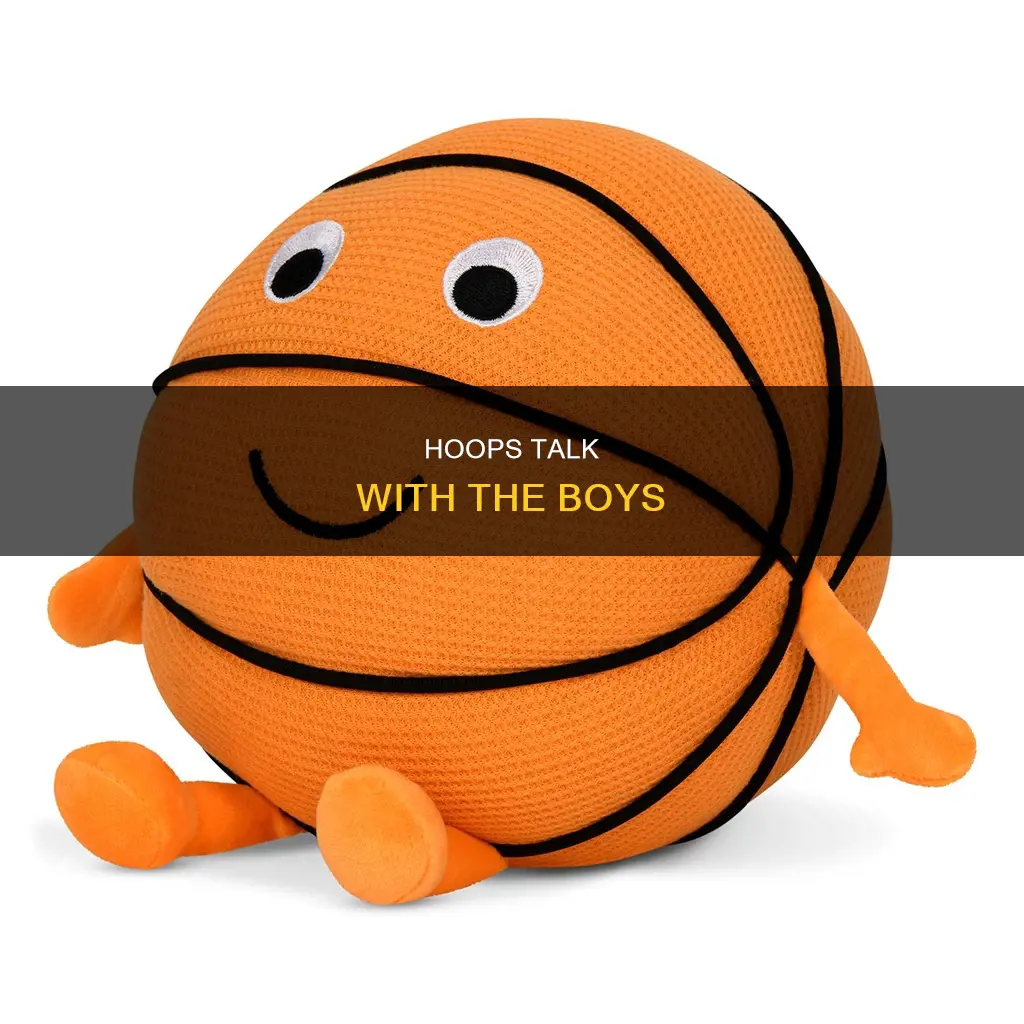 me and the boys discussing basketball