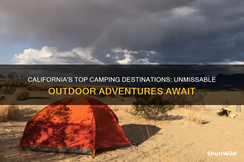must camp places in california