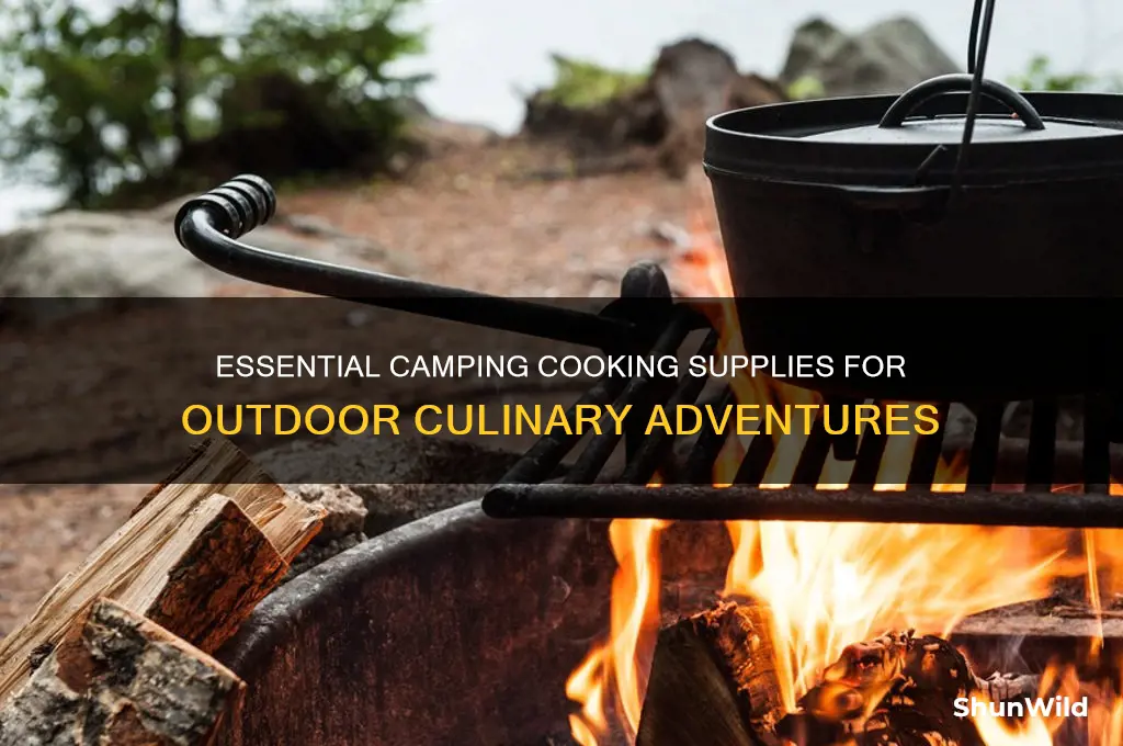 must have camping cooking supplies