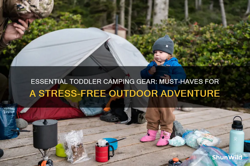 must haves camping with toddler