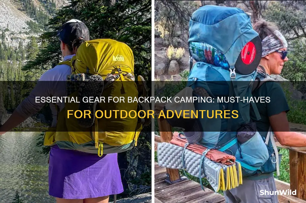 must haves for backpack camping