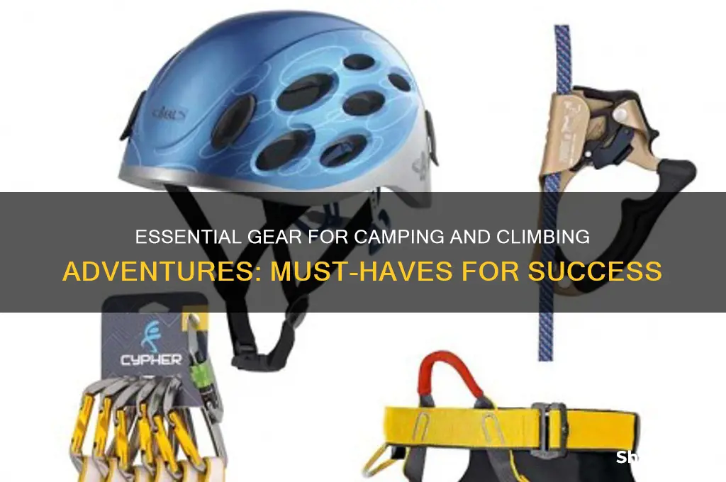 must haves for camping climbing