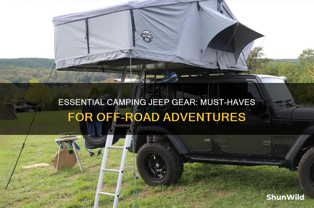 must haves for camping jeeps
