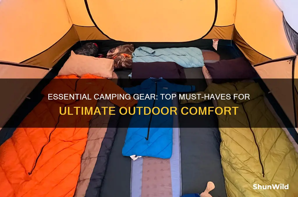must haves for comfortable camping