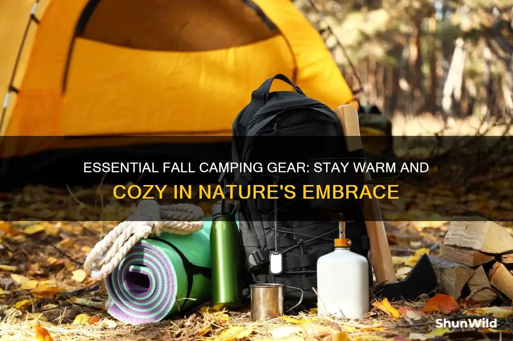 must haves for fall camping