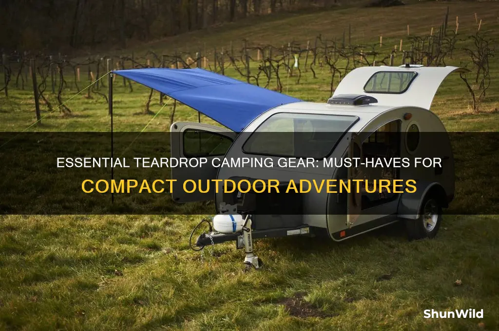 must haves for teardrop camping