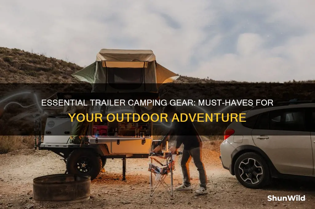 must haves for trailer camping