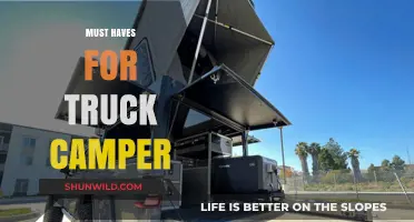 Essential Gear for Truck Camper Adventures: Must-Haves for the Road