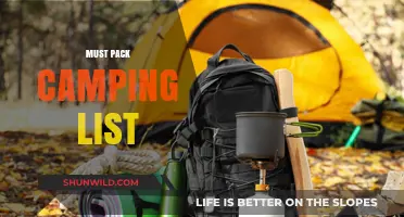 Essential Camping Gear: Your Ultimate Must-Pack Checklist for Outdoor Adventures