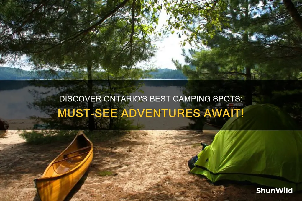 must see camping ontario
