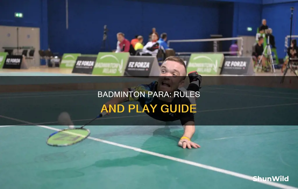 para badminton how to play and the rules