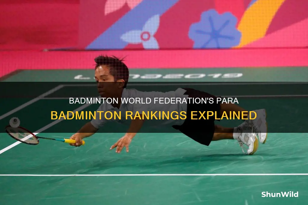 para badminton ranking bwf