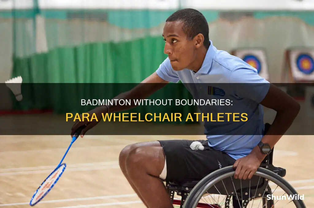para badminton wheelchair