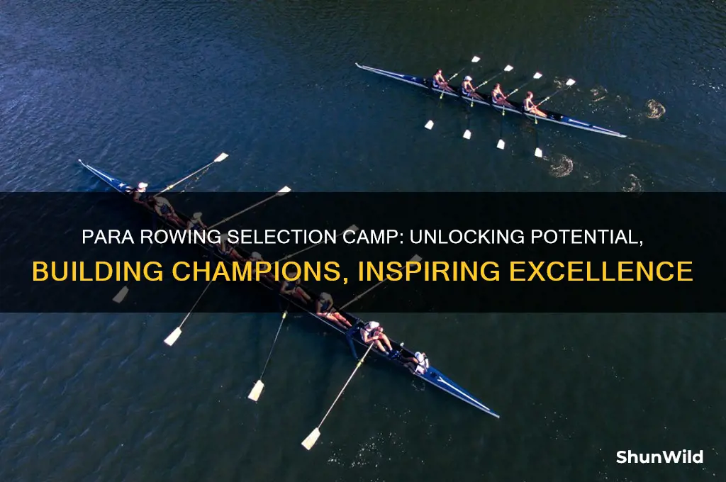 para rowing selection camp