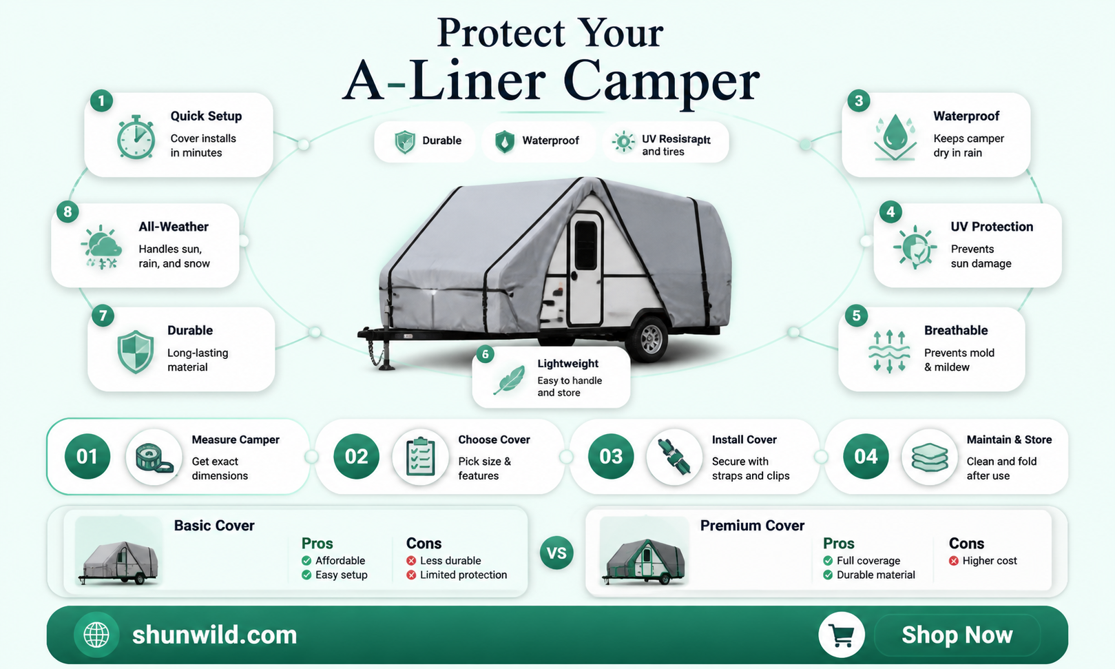 a-liner camper cover