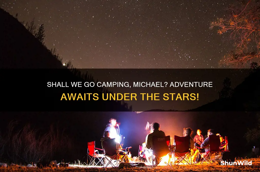 shall we go camping michael