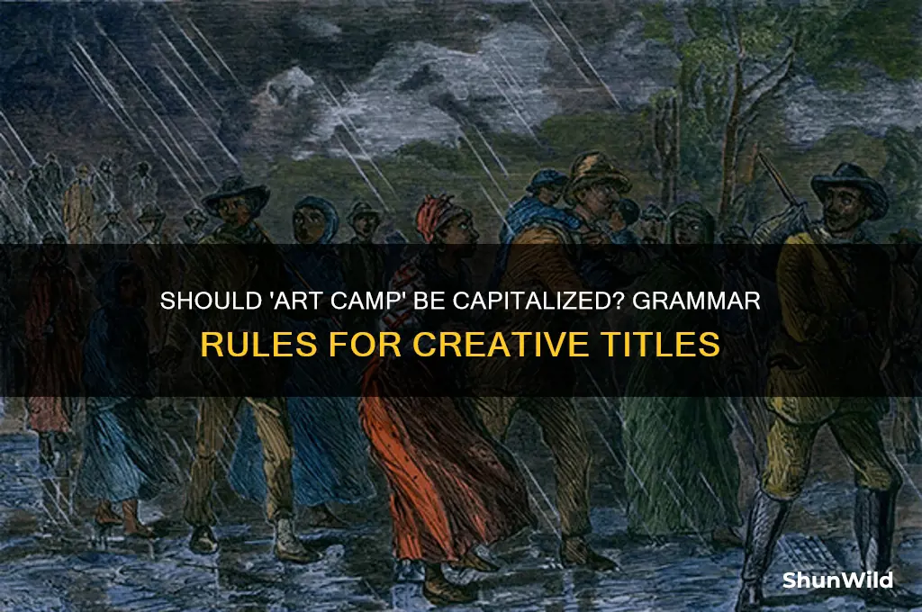 should art camp be capitalized
