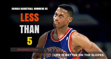 Why Fewer Basketball Numbers Make Sense