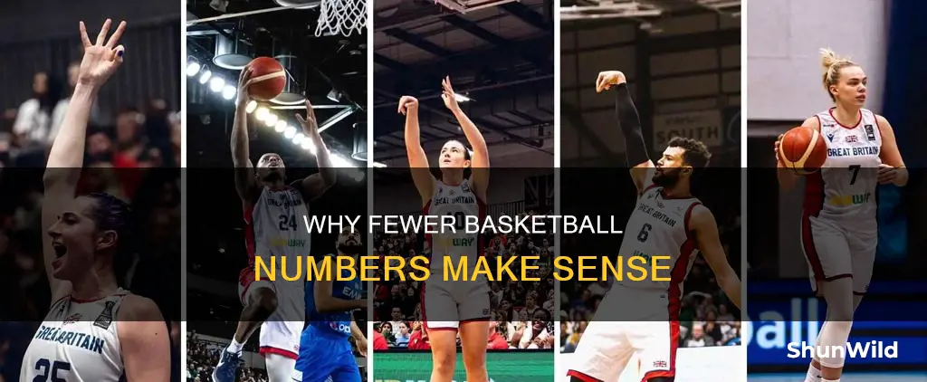 should basketball numbers be less than 5
