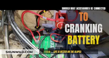 Boat Accessories: Cranking Battery Connection Pros and Cons