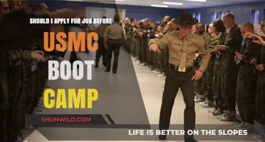 Should You Apply for Jobs Before USMC Boot Camp? Pros and Cons