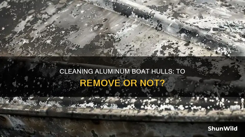 should I clean oxidation from hull of aluminum boat