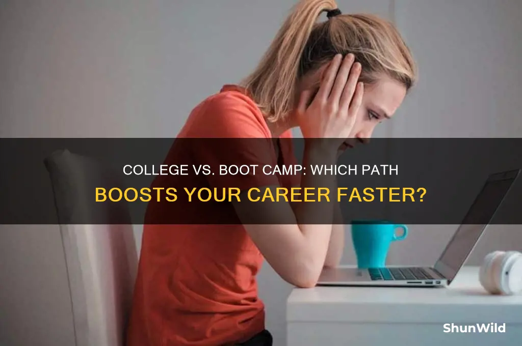 should i go to college and then boot camp