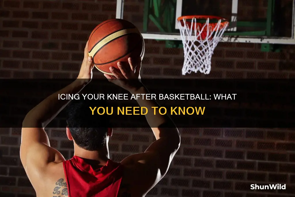 should i ice my knee after basketball